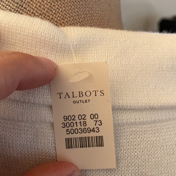NWT Talbots beautiful sweater. Great material - Picture 8 of 10